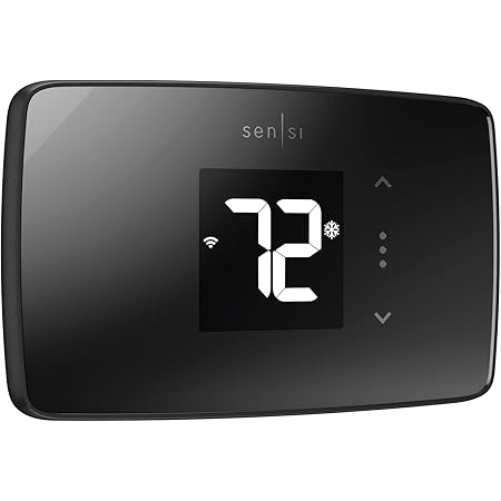 Sensi Lite Smart Thermostat, Data Privacy, Programmable, Wi-Fi, Mobile App, Easy DIY, Compatible with Alexa, Energy Star Certified, ST25, C-Wire Not Required **New 2023!**