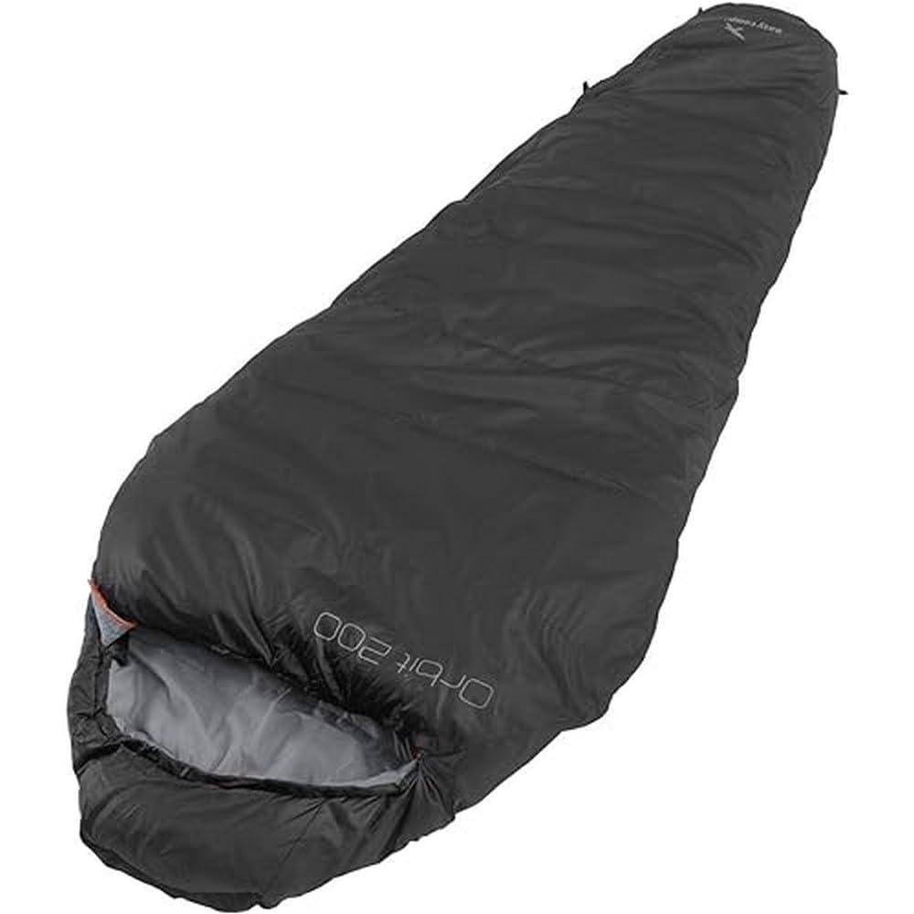 Easy Camp Orbit 200-1ºC Śpiwór do spania, Dorośli Unisex, Szary, Jeden rozmiar