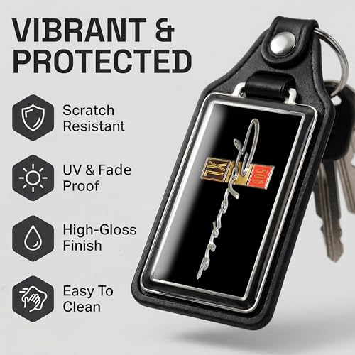 Image of Brotherhood Car Key Chain for Galaxie - Classic Models Keychain for Men and Women Gift Key Ring