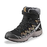  SALOMON Jungen Xa Pro 3D Winter Ts CSWP J Trekking- & Wanderstiefel, Schwarz (Black India Ink Bright Marigold), 36 EU