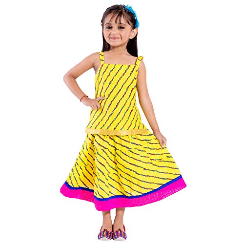 Image of DIAMO Ethnic Wear Traditional Style Lehenga Choli for Baby Girls