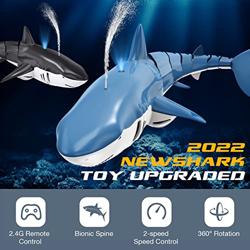 PoolBest Remote Control Shark with Water Spray #TOP26