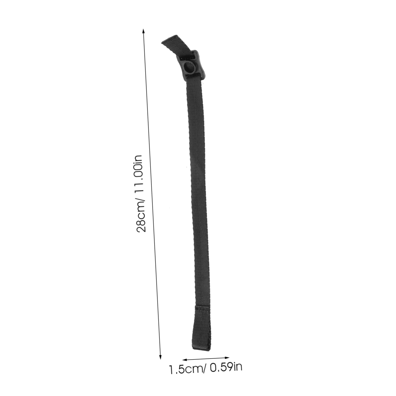 Toyvian Accesorios para la Barbilla del Casco Correa de la Barbilla del Casco Acolchado Protector Hebilla Correa de Cadena de Casco Suministros de Correa de Casco Poliéster Negro