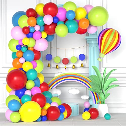 Image of Party Propz Multicolor Metallic Balloons - Pack of 50 Pcs | Happy Birthday Decoration Items for Boy and Girl | Multicolor Metallic Balloons for Birthday Decoration | Anniversary Decoration Items