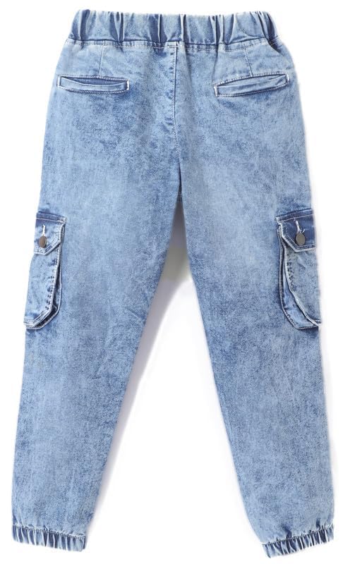 chopper club Boys Denim Cargo Joggers Slim Fit Boys Jeans 3x1 Stretchable Denim Fabric 6 Pockets Cargo Jeans4