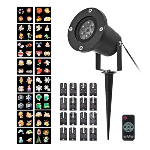Lumières imperméables de projection pour illuminer facilement votre maison à Noël et Halloween