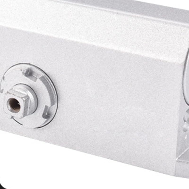 Fdit Automatyczny Zamek Drzwiowy z Regulowanym Hydraulicznym Tłumikiem | Aluminiowy Stop Odporny na Zużycie, Pogrubiona Sprężynowa Miedziana Zębatka, Automatyczne Zamykanie Zapobiegające