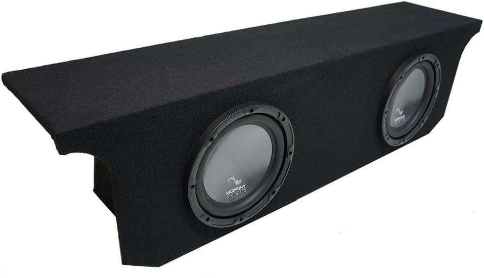Harmony Audio Compatible with 2007-2018 Jeep Wrangler JK Unlimited HA-R104 Dual 10" Loaded Sub Box Enclosure