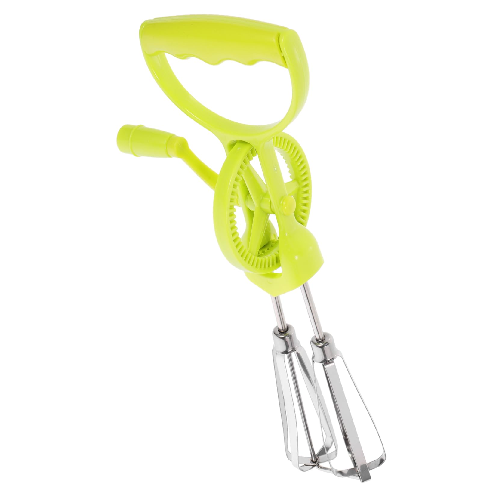 OKUMEYR Manual Egg Beater Hand Crank Kitchen Tools Stainless Steel Plastic Multi-functional Easy to Use Handheld