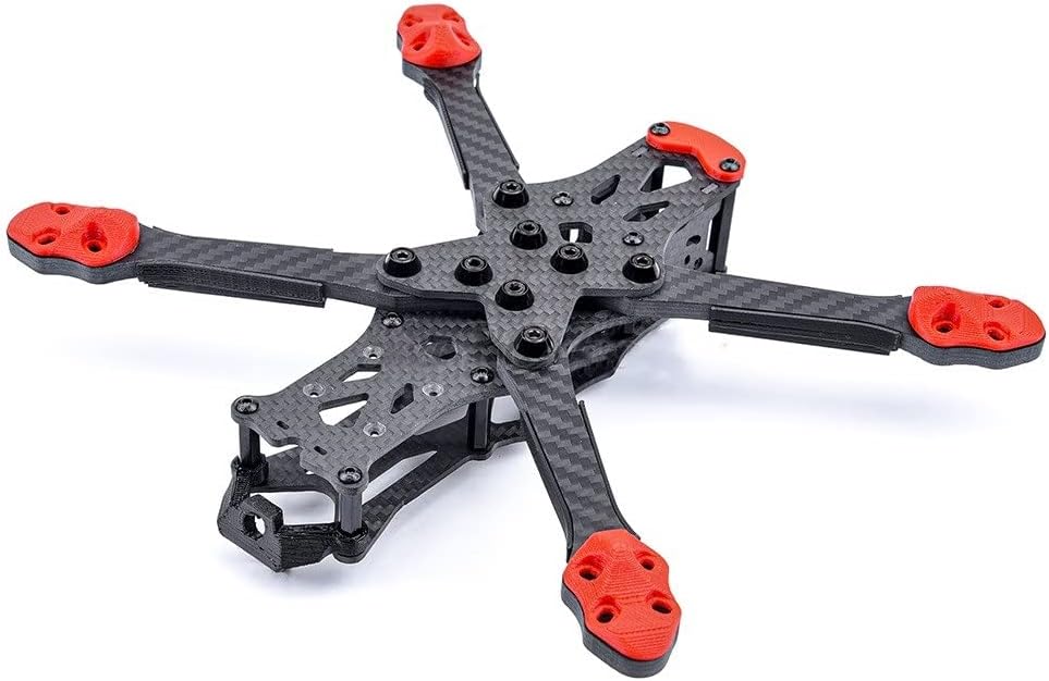 RC Helicopter Aircraft Parts for APEX-HD HD5 / HD6 / HD7 5/6/7inch Carbon Fiber Quadcopter Frame Kit with 5.5mm Arm for APEX HD FPV RC Racing Drone Replaceable Accessories (Color : APEX-HD 7inch)