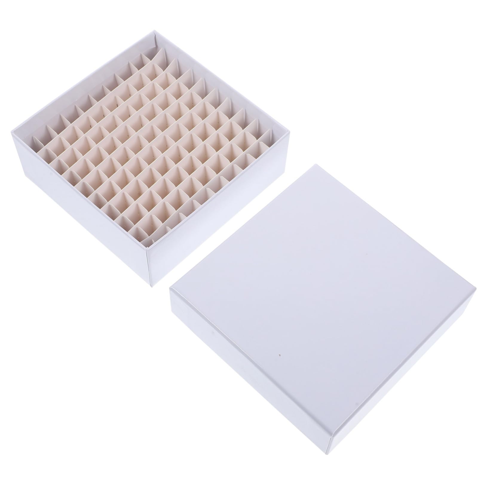 GLEAVI 3pièces Boîte De Rangement Cryogénique Pour Tubes à Centrifuger Support Étanche Carton Pour Laboratoire Cases Pour Identification Et Stockage Des Échantillons