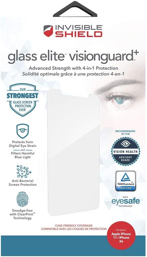 Flash Deals - 40% OFF ZAGG InvisibleShield Glass Elite VisionGuard+ for Apple iPhone 11 Best Promo ZAGG InvisibleShield Glass Elite VisionGuard+ for Apple iPhone 11