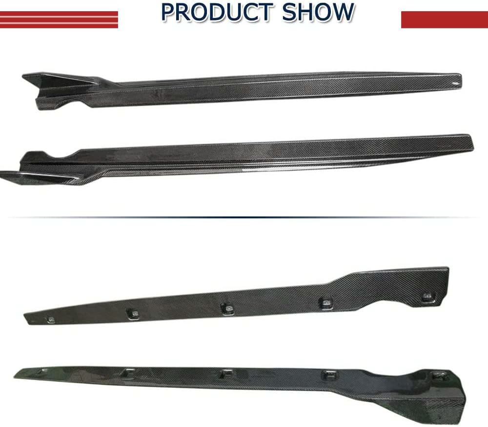 Carbon Fiber Side Skirts for BMW X6 G06 2020-2022 Sport Utility 4-Door Car Side Skirt Extension Rocker Panel Factory Outlet