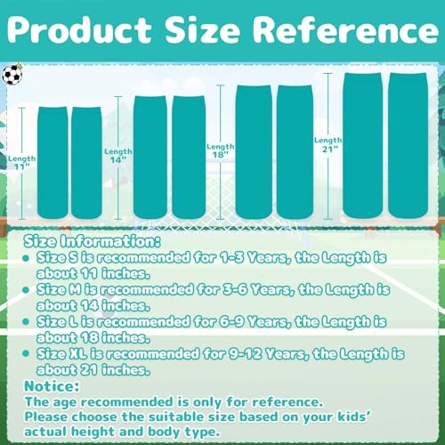 Image of Olreco 1 Pack Toddler Kids Youth Soccer Socks Girls Boys Baseball Socks Youth Knee High Softball Football Accessories Cotton
