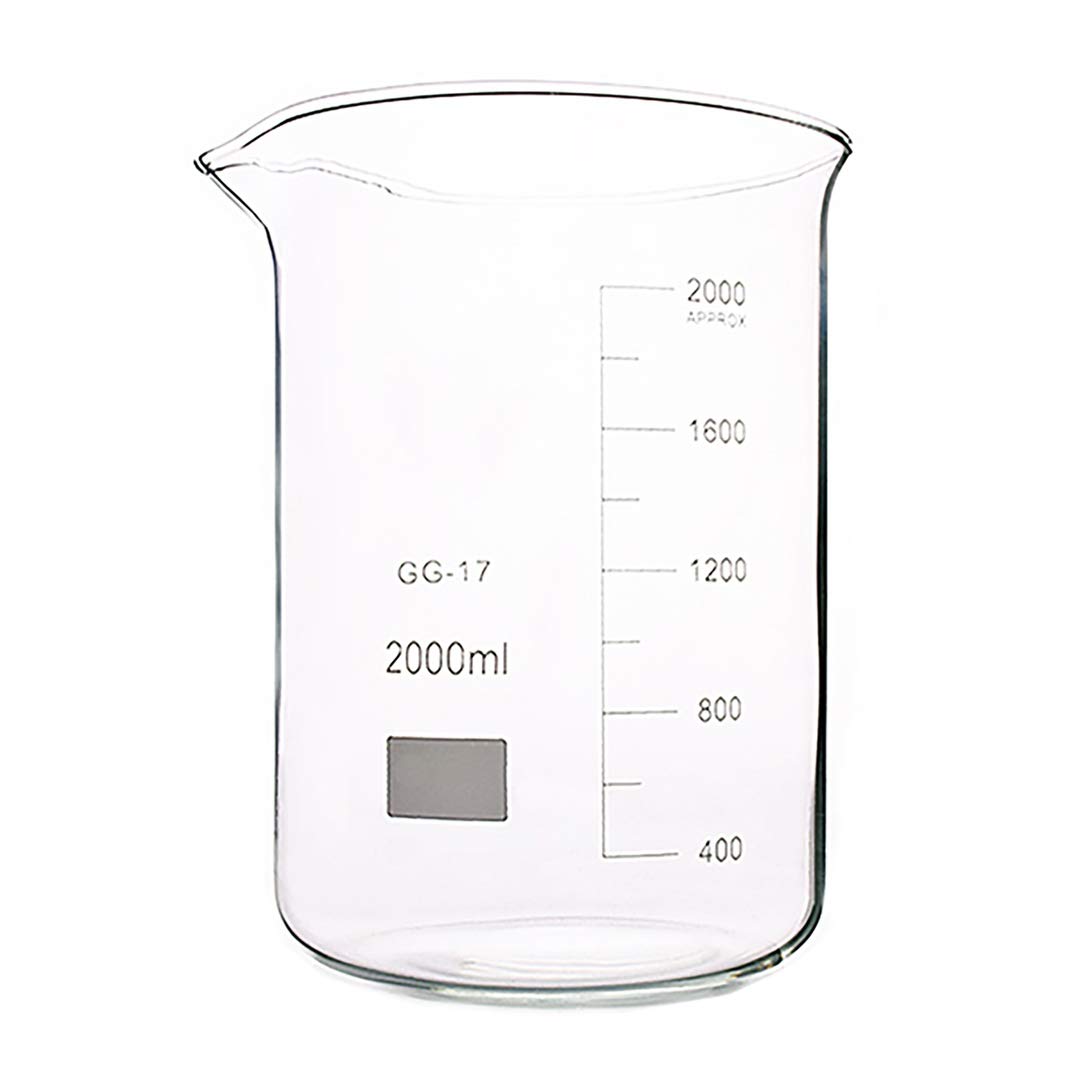 bouteille de verre, Bécher gradué Griffin en verre borosilicaté de forme basse, plusieurs tailles(5000ML/5L)