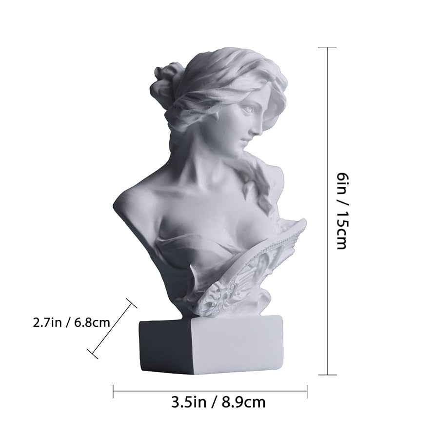 Amazon.co.jp: 高さ6インチのギリシャ神話の胸像装飾