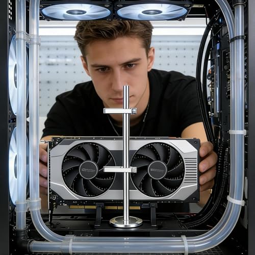 Soporte de GPU ajustable con base magnética y antideslizante 5