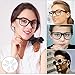 20 Pairs Adhesive Glasses Nose Pads, Pea Shape Stick on Anti-Soft Silicone, Adhesive Nose Pads Glasses for Glasses, Eyeglasses and Sunglasses, (Transparent)