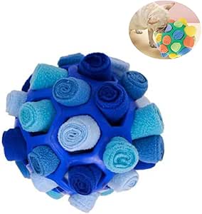 JOROBURO Balle à Renifler Pour Chien, Jouet Interactif En Tissu Feutré Pour Chien, Balle à Renifler, Jouet D'enrichissement Pour Chien, Résistant Aux
