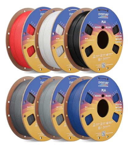 Image of OVERTURE 6KG Bundle PLA Filament 1.75mm, Neatly Wound 3D Printer Filament