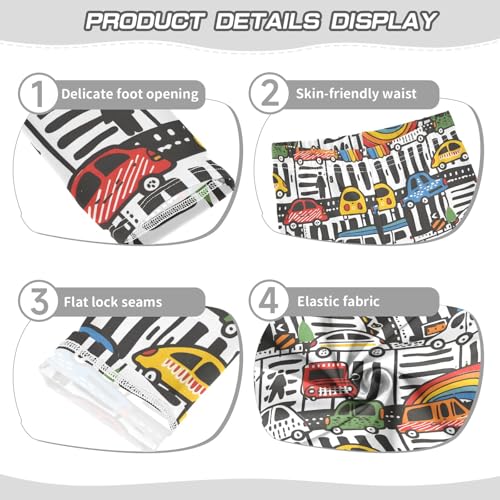 Hand Draw Car Girls Leggings Athletic Pants Tights Stretch Bottom3