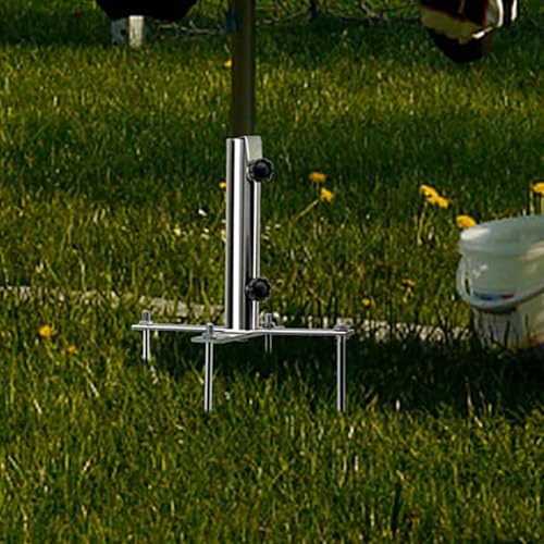 Base de para sombrilla exterior de gran robustez para césped 4
