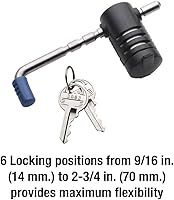 Vista 4 de Master Lock 2847DAT Candado Ajustable de Acero Inoxidable, Paquete de 10