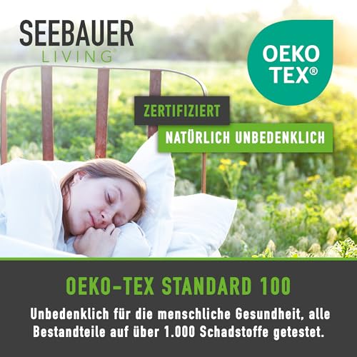 SEEBAUER Living Matratzenschoner Filzschoner für Lattenrost (140 x 200 cm) Matratzenunterlage Antirutschmatte Made in Germany