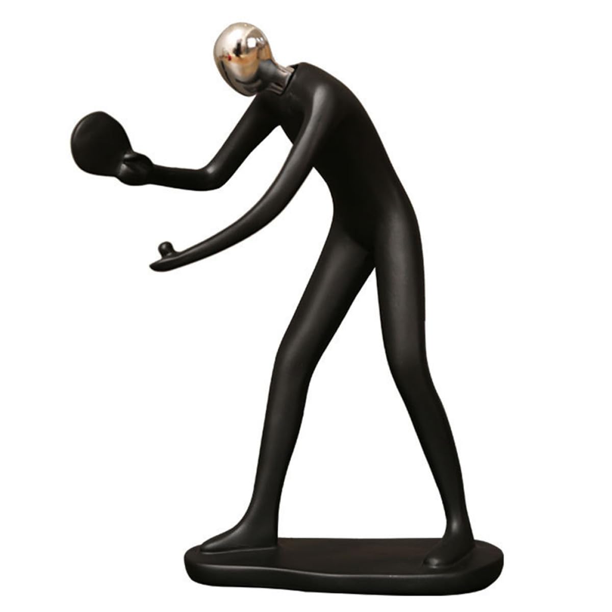 Statue de Joueur de Ping Pong SHINEOFI : Décoration Moderne pour Bureau