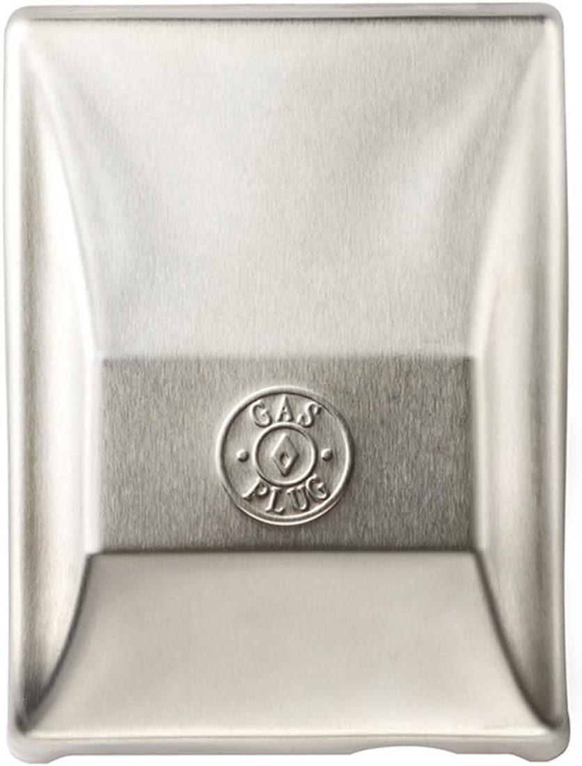 Burnaby Manufacturing Ltd Stainless Steel Gas Plug™ 1/2" NPT Rear Inlet, 3/8" Quick Disconnect Outlet