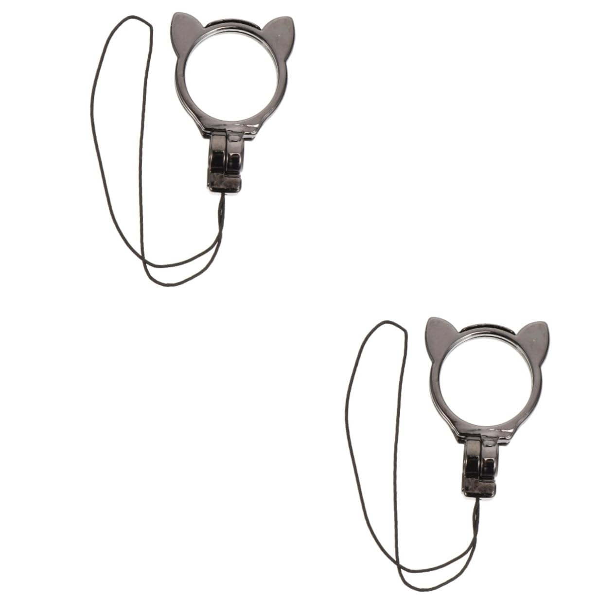 UKCOCO 2piezas Cuerda Para Teléfono Móvil Con Lanyard y Anillo De Dedo Diseño Duradero y Resistente Para Colgar Al Cuello Protección Efectiva Contra Caídas y Robos