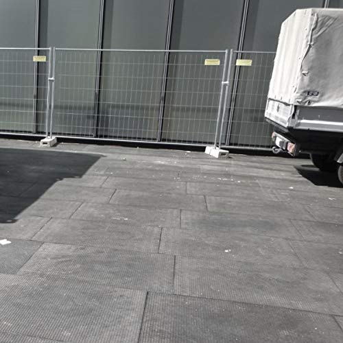 Agrarzone stalmat & boxmat 115 x 81 x 2,4 cm | Paardenmat paddock mat voor stal & box | Antislip rubber mat met kliksysteem | Beschermingsmat vloermat voor paardenbox stal manege - Afbeelding 6