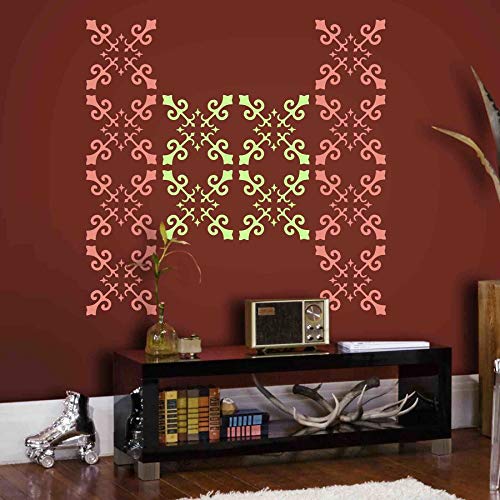 Buy Adroit Art Reusable DIY Wall Stencil Design for Wall Painting