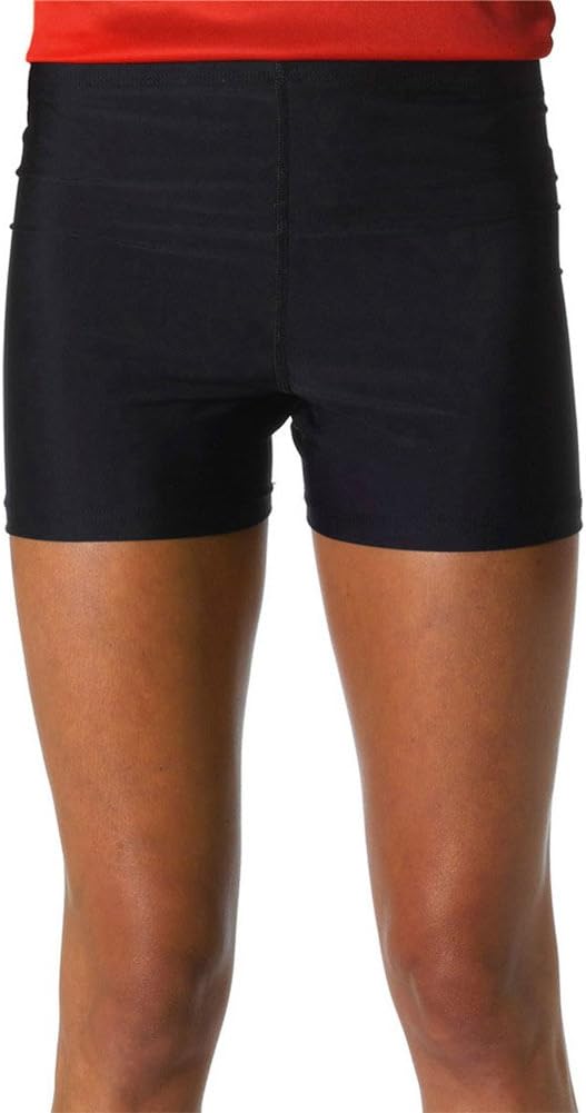 A4 Women’s Odor Resistant Wicking Comfortable Compression Short, Blk, Medium