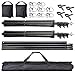 AW 8.5x10ft Backdrop Stand Support System with 4X Clamps 2X Clips 2X Sand Bags 1x Carry Bag for Parties Events Photography