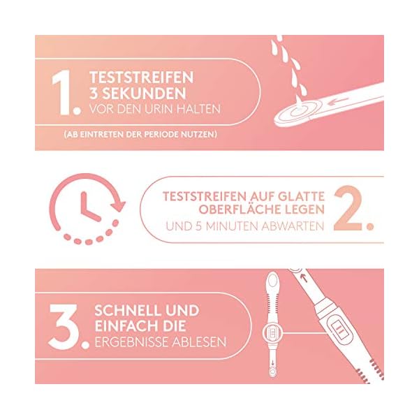 MediVinius® - 3 Schwangerschaftstests - mit 99,9% sicherem Ergebnis - 25 mIU Pregnancy Tests für schnelle Klarheit – Bild 5