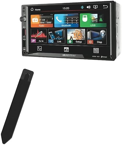 BoxWave Funda para lápiz capacitivo compatible con Soundstream VM-700HB, lápiz capacitivo, portapapeles, portátil, autoadhesivo, color negro azabache