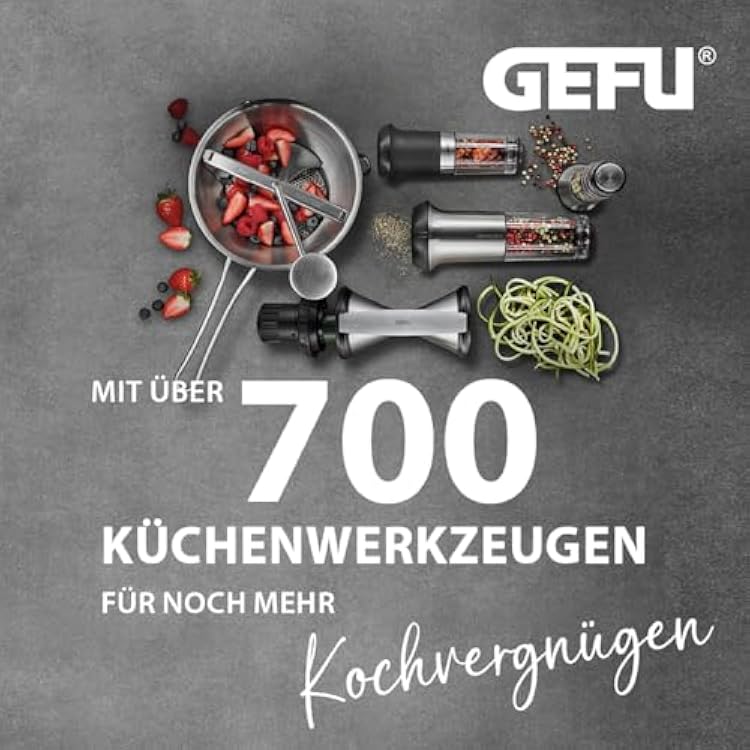 GEFU Egg Cracker With Salt Shaker, Stainless Steel