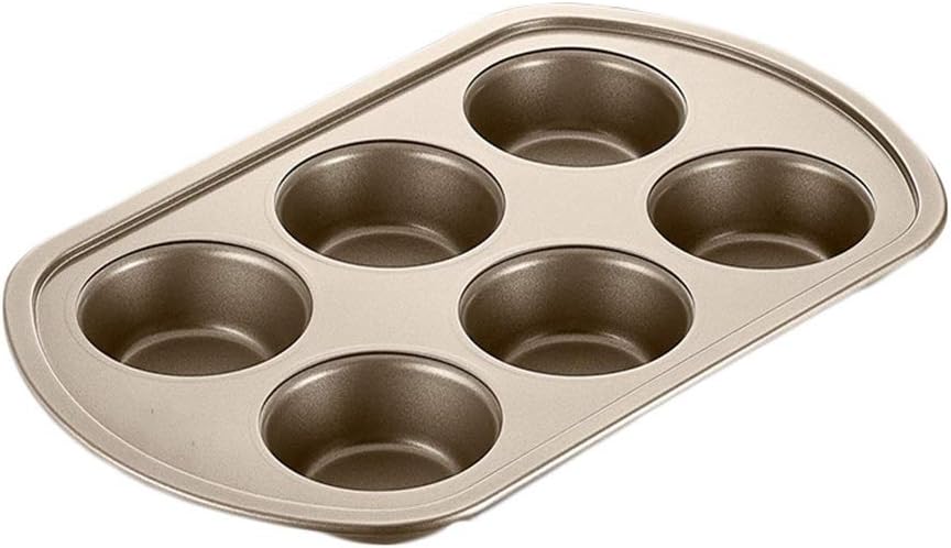Baking Tray, Non-stick Cupcake Mould Carbon Steel Heavy Duty Trays (Color : D)