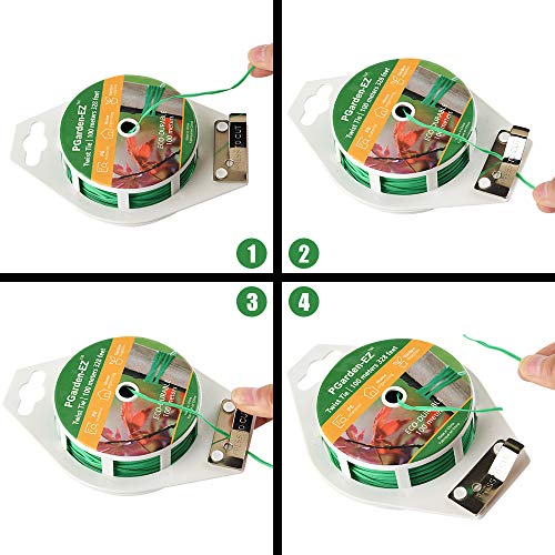 Twist Ties - 328Ft Plant Ties Pe-Coated Garden Ties With Cutter For Gardening Tomatoes Vines And Office Home Cable Organizing (1Reel/Green)… #TOP6