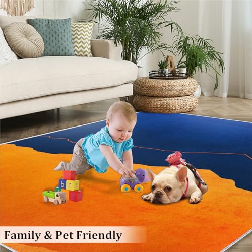 Tapete Moderno Indoor 150x210cm Antideslizante Lavable miniatura 6