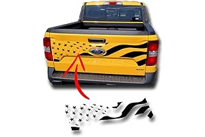 2024 Ford Maverick Tailgate Letters: Exclusive American Flag Decal