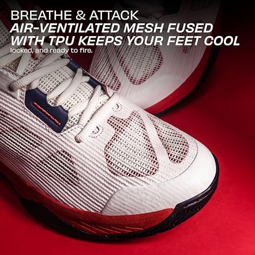 Image of Nivia SKYRUSH Basketball Shoes /Air Ventilated Mesh Fused with TPU /Multidirectional Outsole /Responsive Duo Foam Midsole