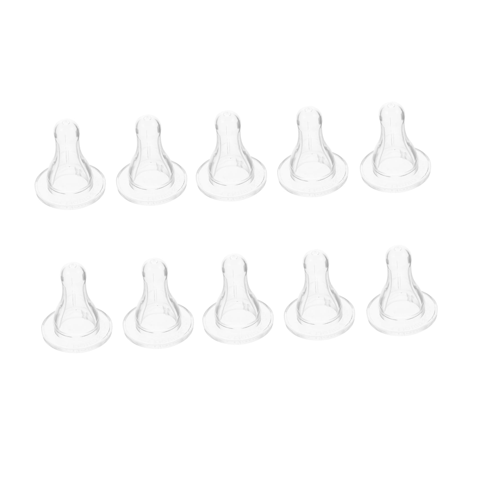 FONDOTIN 10pcs Pacifier Goat Nipples Calf Nipples Horse Feeding Nipples Donkey Feeding Nipples Breastmilk Bottles Lamb Feeding Nipples Lamb Feeder Bottle Nipples Transparent