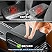 Car Center Console Cover, Upgraded Memory Cotton Auto Armrest Cushion with 2 Storage Bags, Waterproof Middle Console Cover Arm Rest Box Pad Car Interior Accessories for Most Vehicles