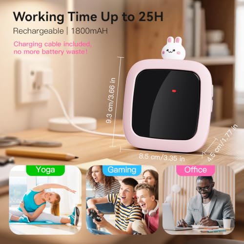 Image of Yunbaoit Digital Visual Timer for Kids, 99-Minute Countdown, Rechargeable