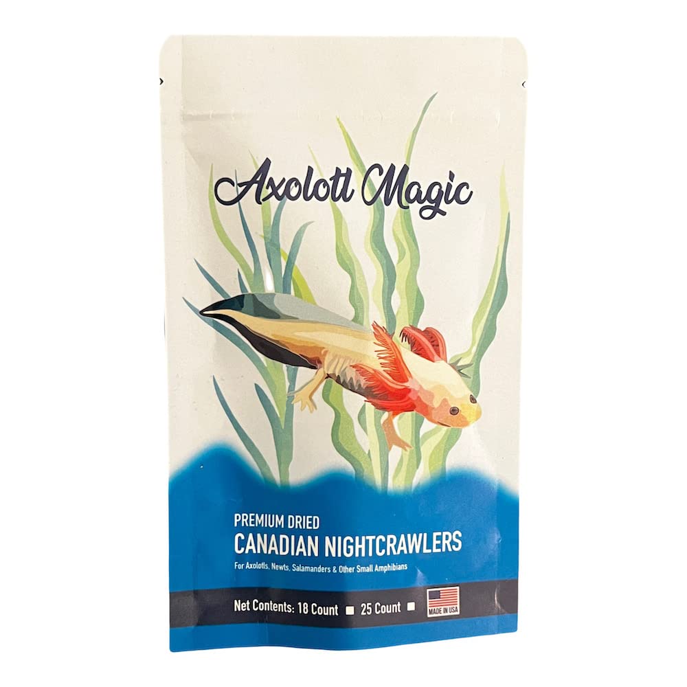 Buy Axolotl Magic Axolotl Food Dried Canadian Nightcrawler Worms