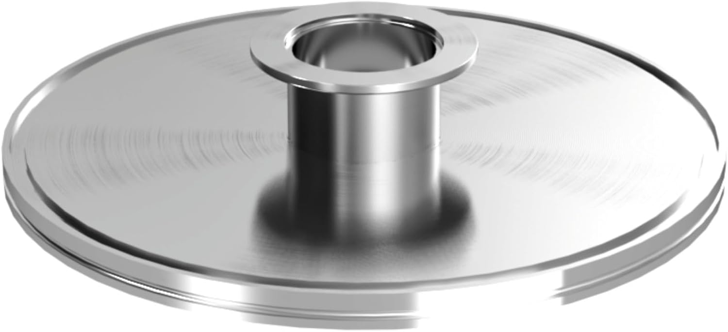 Stainless Steel KF to ISO Flange Adapter, Straight Reducer, 304 Series, Vacuum Component, 1pcs(KF-50 ISO-200)