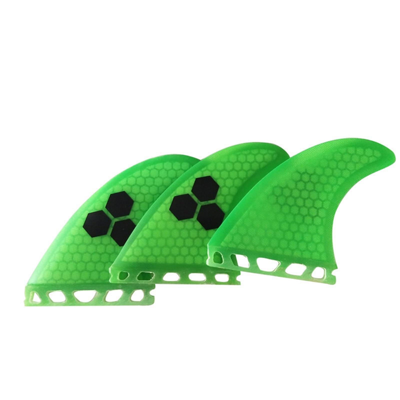 MKHQST Surfboard fin Surfboard Fins 3PCS Set For G3 G5 G7 Size Fiberglass Honeycomb