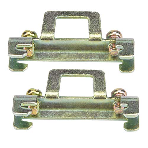 Image of Vikye 10Pcs Fixed Clamp Fasten Clip for 35mm DIN Rail, Metal Model 11